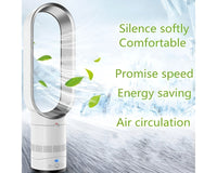 Thumbnail for Tower Bladeless Fan 16inch silver