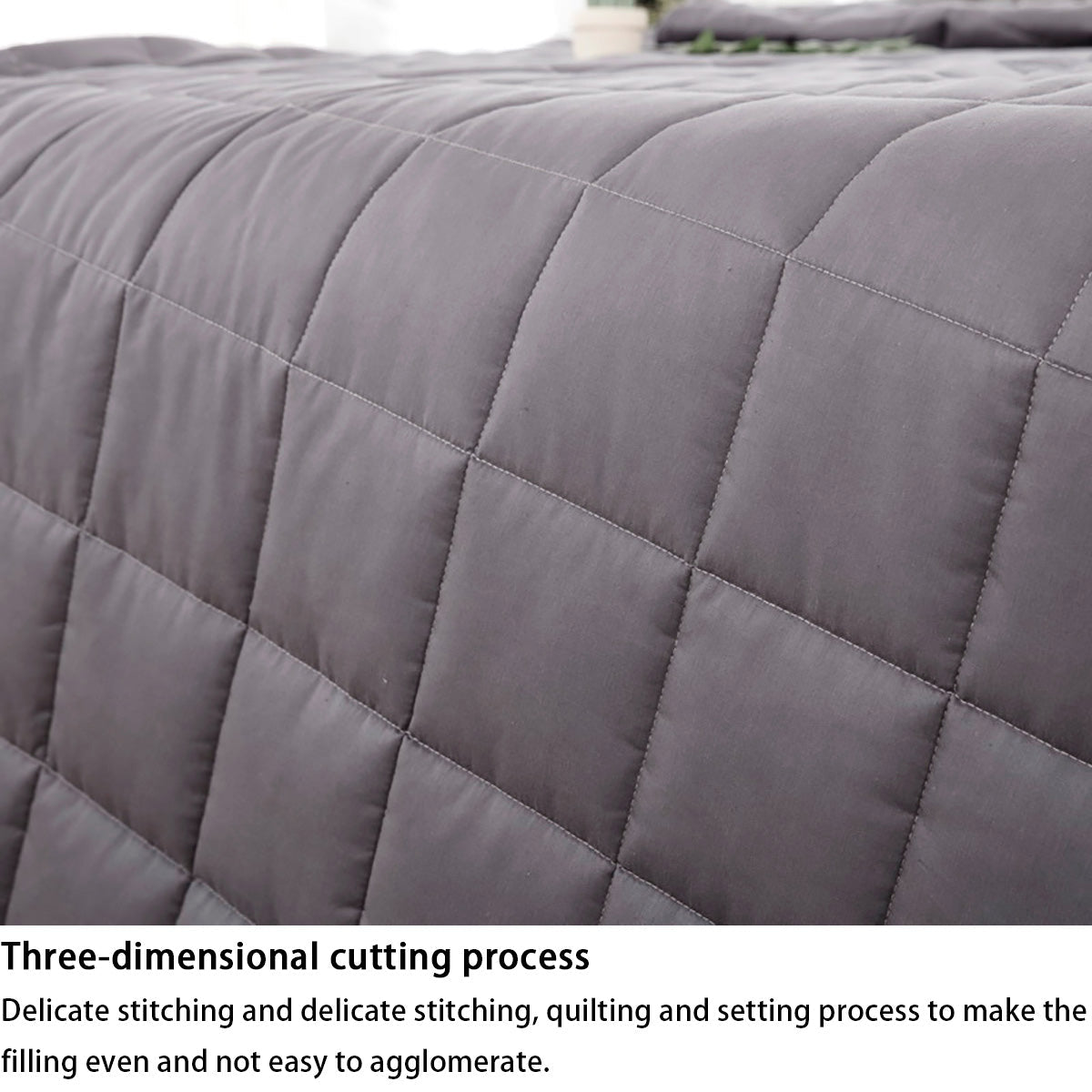 Soft crystal velvet weighted blanket