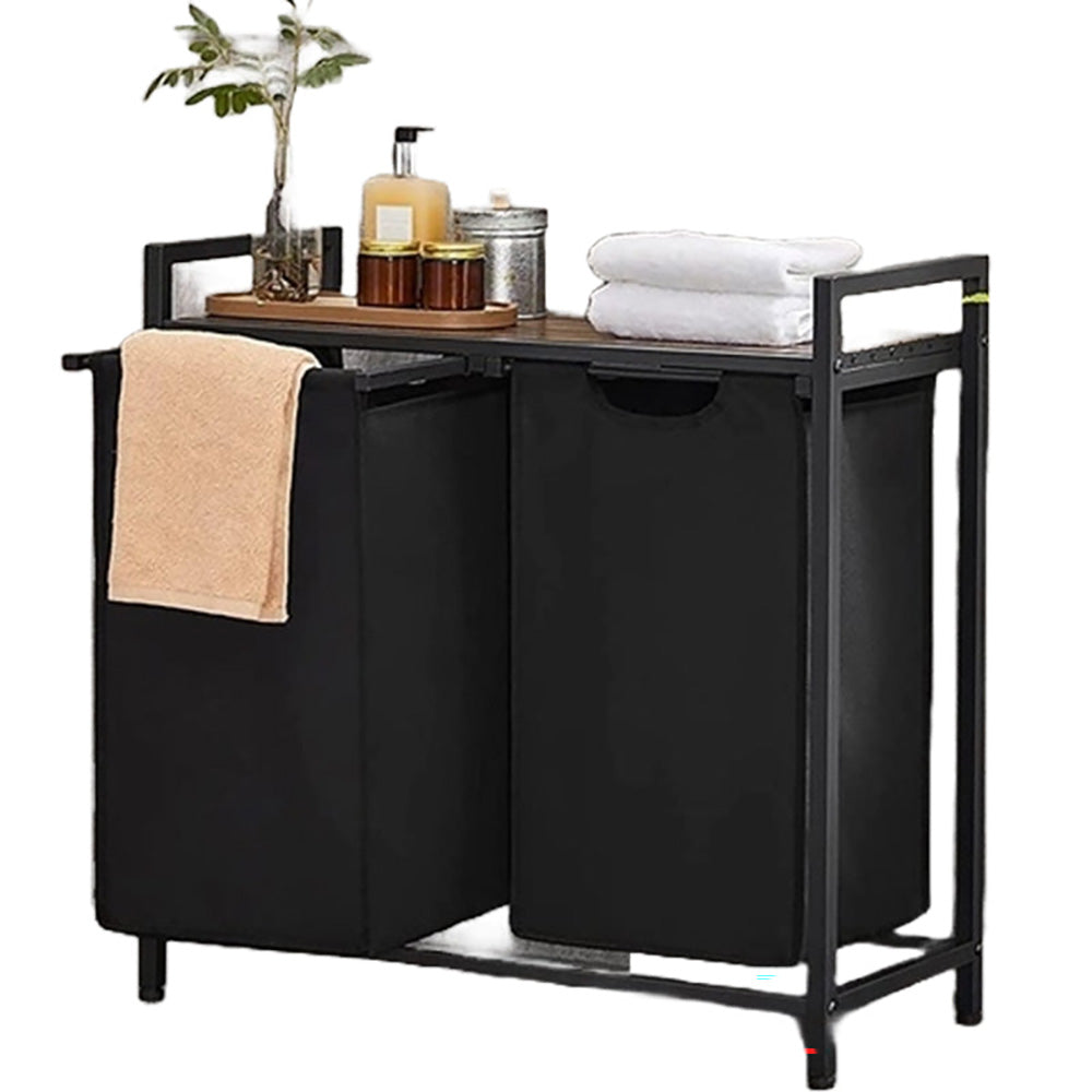 Laundry basket rack used for sorting clothes