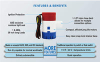 Thumbnail for Bilge Pump 12V 12V 500gph - The Shopsite