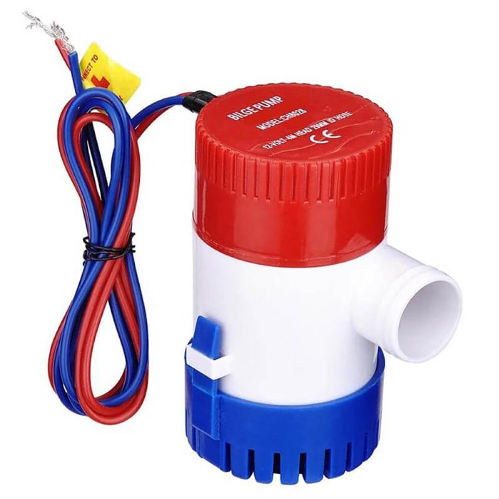 Bilge pump wired for power connection