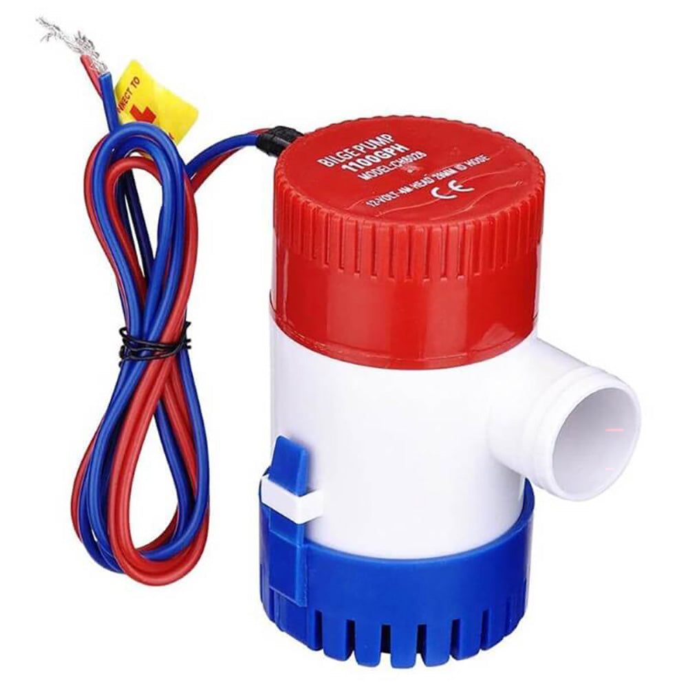 Bilge pump with user manual and packaging