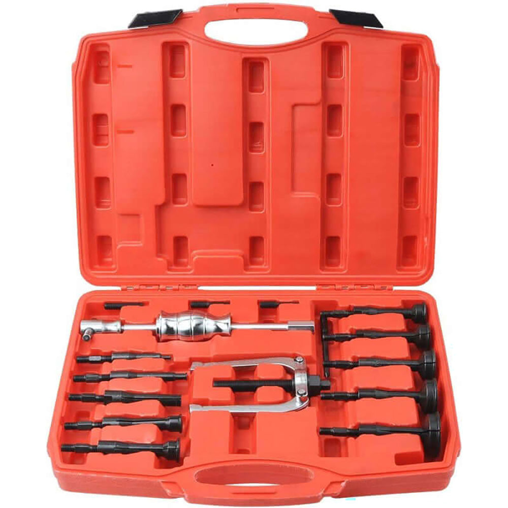 16 piece bearing extractor set with slide hammer