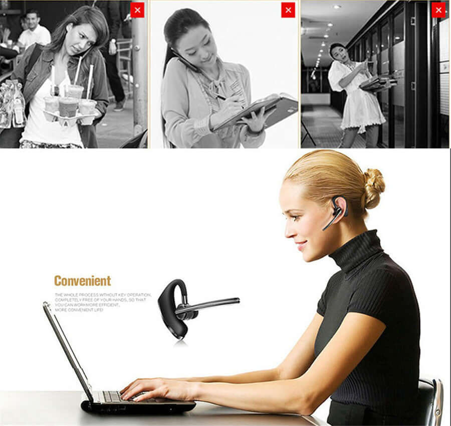 Bluetooth Wireless Headsets Handsfree - The Shopsite
