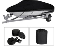Thumbnail for Boat cover installed on speedboat outdoors