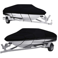 Thumbnail for Boat cover securing boat on trailer