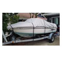 Thumbnail for Boat Cover Trailerable  Heavy Duty Boat Cover Silver 16Ft to 18FT