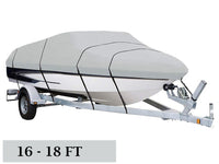 Thumbnail for Boat Cover Trailerable  Heavy Duty Boat Cover Silver 16Ft to 18FT