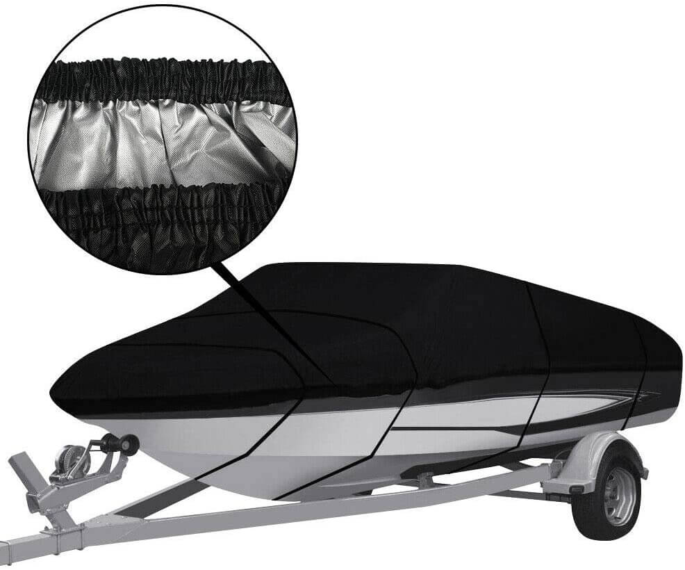 Boat cover quick-release buckle detail