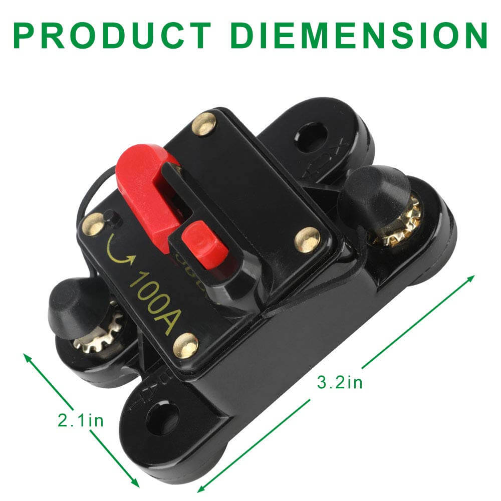 100A Dc Circuit Breaker Car Boat Camper Solar Yd3 - The Shopsite