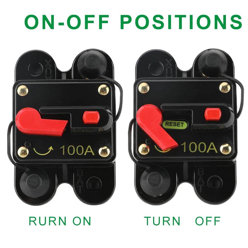 100A Dc Circuit Breaker Car Boat Camper Solar Yd3 - The Shopsite