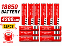 Thumbnail for 18650 Rechargeable Battery 12Pcs