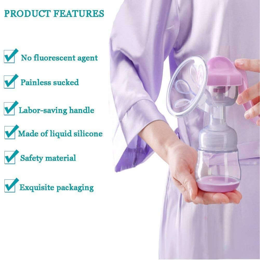Breast Pump Manual Breast Pump With Soft Silicone - The Shopsite