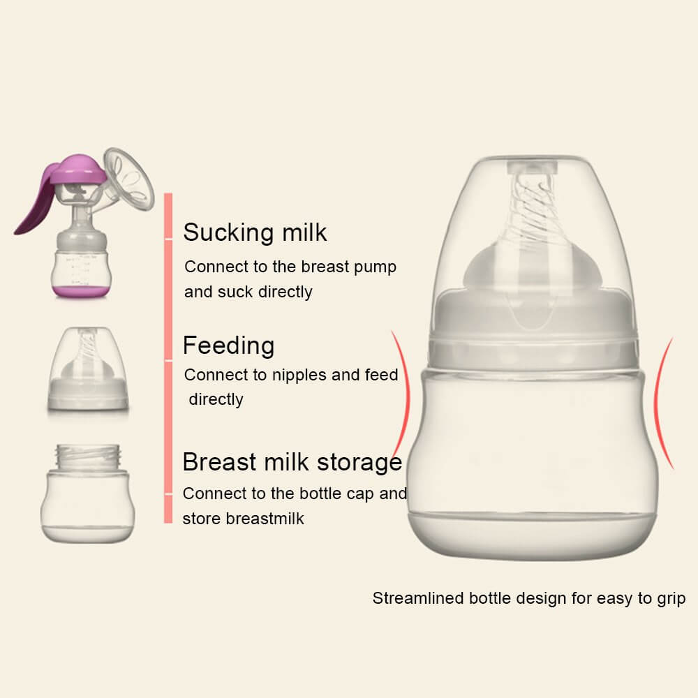 Breast Pump Manual Breast Pump With Soft Silicone - The Shopsite