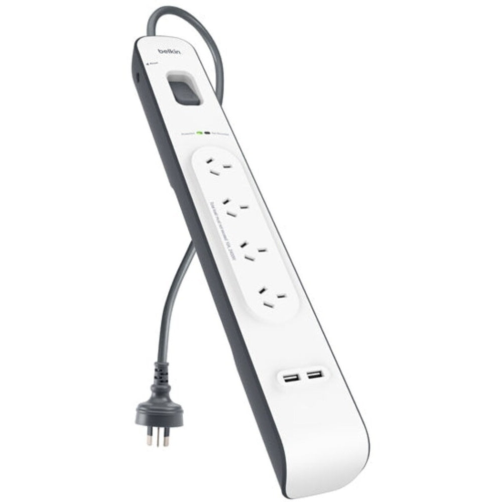 Belkin power board protecting multiple devices