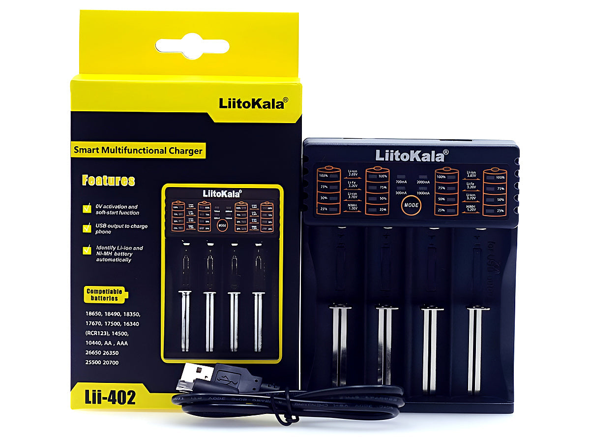 18650 Battery Charger Smart Charger Aa/Aaa Rechargeable Battery Charger
