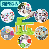 Thumbnail for Button maker machine with included circle cutter