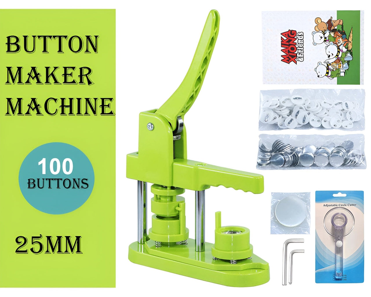 Pinback Badge Button Maker Machine