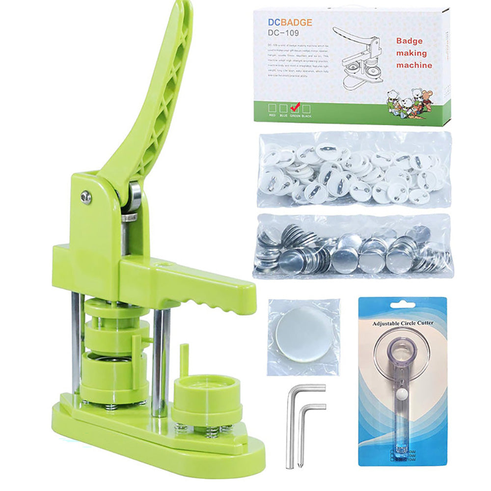 Button maker machine manual press detail