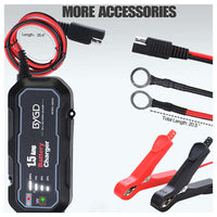 Thumbnail for Car Battery Charger 12V 1500mA Smart Battery Charger - The Shopsite