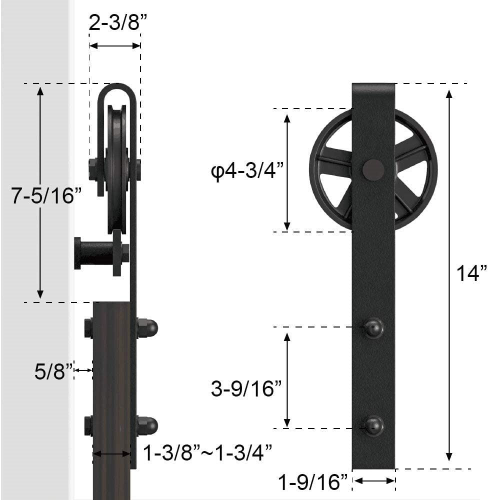 Barn door Hardware