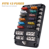 Thumbnail for 12 Circuit Negative Bus Blade Fuse Block