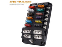 Thumbnail for 12 Circuit Negative Bus Blade Fuse Block