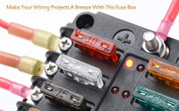 Thumbnail for 12 Circuit Negative Bus Blade Fuse Block