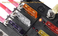 Thumbnail for 6 Circuit Negative Bus Blade Fuse Block