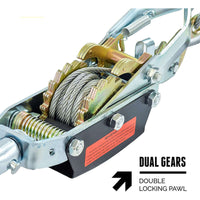 Thumbnail for Cable Winch Wire Power Puller 2T / 4000lb