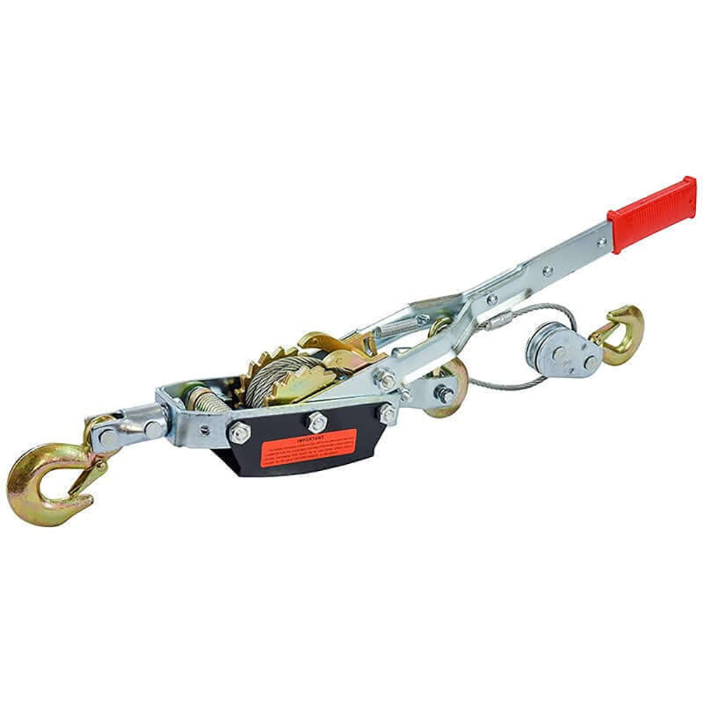 Cable winch puller used for vehicle recovery