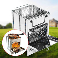 Thumbnail for Camping Stove Camp Wood BBQ Grill