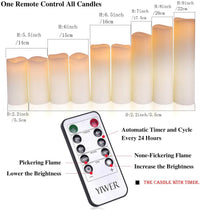 Thumbnail for Flameless Candles Battery Operated With Remote