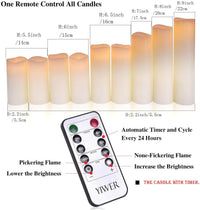 Thumbnail for Flameless Candles Battery Operated With Remote
