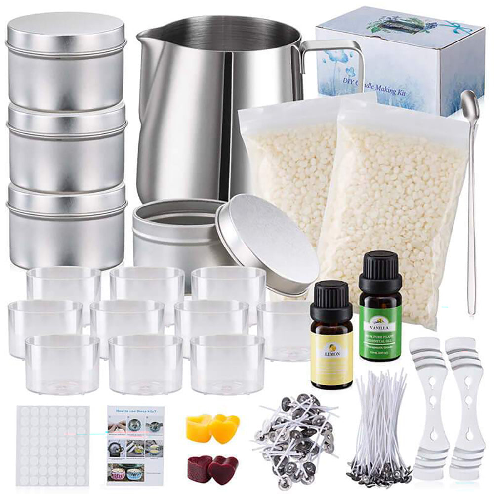 Candle making kit candle tins with lids