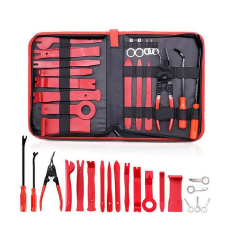 25Pcs Car Door Molding Removal Pry Tool Kit Dash Panel Audio Seal Interior Trim - The Shopsite