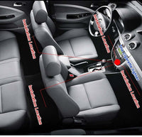 Thumbnail for Car Led Lights Car Led Strip Lights 4Pcs Car Rgb Led Drl Strip Light Car Auto Remote Control Interior