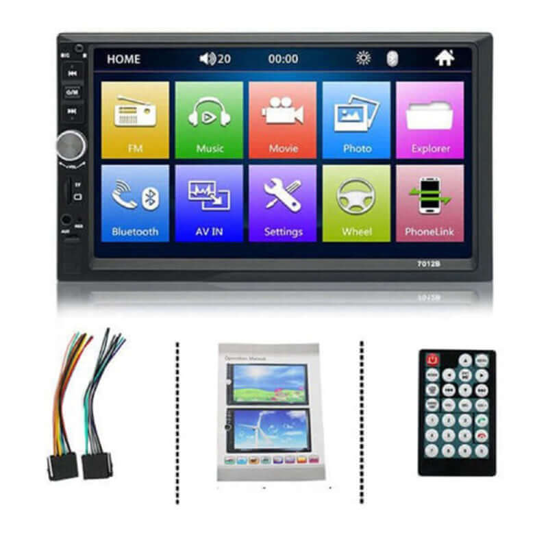 7" Double DIN Touch Bluetooth Car Stereo - The Shopsite