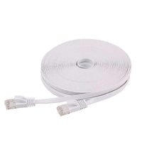 Thumbnail for Flat ethernet cable running along wall