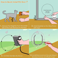Thumbnail for Cat Door Small Pet Door For Cats - The Shopsite