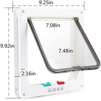 Thumbnail for Cat Door Waterproof 4-Way to Lock - The Shopsite
