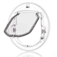 Thumbnail for 4 Ways Round Lockable Cat Door Dog Flap Cat Door