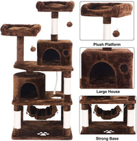 Thumbnail for Cat Tree House with Scratching Posts Hammock - The Shopsite