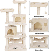 Thumbnail for Cat Tree 150CM with Scratching Posts Hammock - The Shopsite