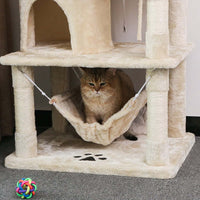 Thumbnail for Cat Tree 150CM with Scratching Posts Hammock - The Shopsite