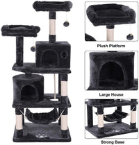 Thumbnail for Cat Tree House with Scratching Posts Hammock - The Shopsite