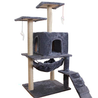 Thumbnail for Cat tree tower house showing multiple levels