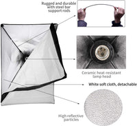 Thumbnail for Softbox Lighting Kit Professional Photography Light Studio Kits