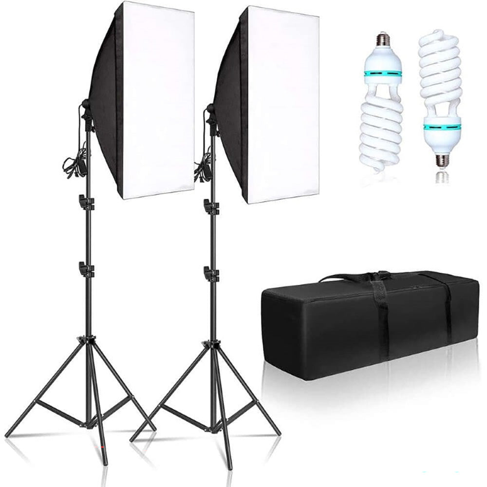 Softbox kit packaging contents