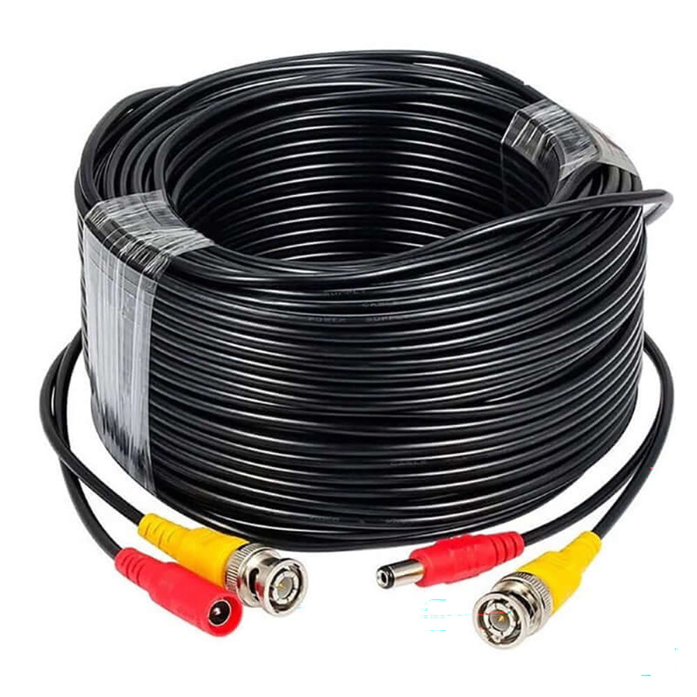 Cable used in home security camera setup
